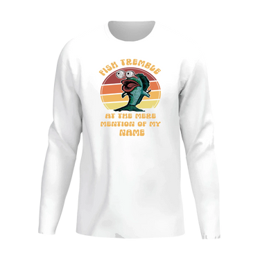 Fish Tremble Men Long Sleeve Shirt